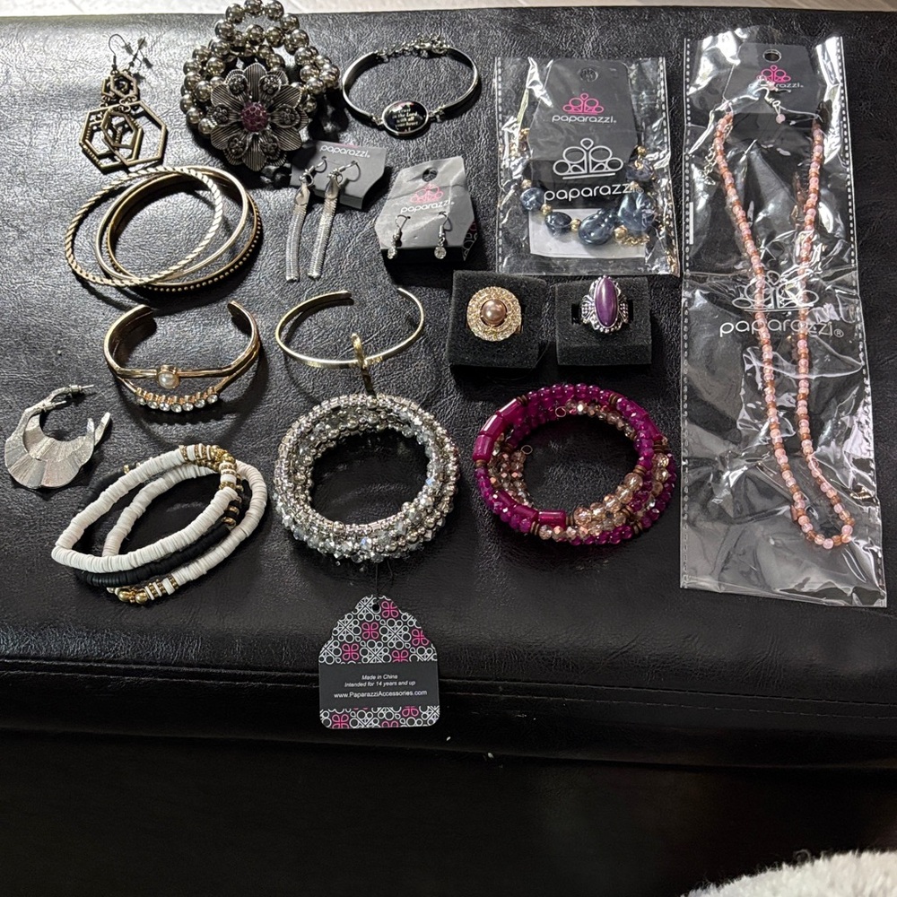 Paparazzi Bracelet Collection - Silver, Pink, and Gold